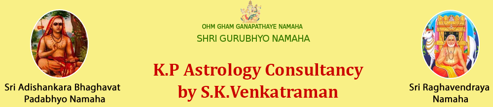 K.P Astrology Consultancy – S.K. Venkatraman Astrology